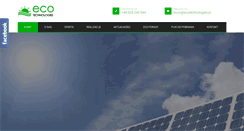 Desktop Screenshot of ecotechnologies.pl