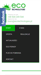 Mobile Screenshot of ecotechnologies.pl